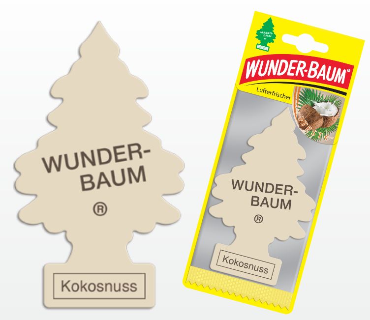 Preispirat24 Tankstellenbedarf Großhandel - Wunder-Baum Kokosnuss (Duftbaum/ Wunderbaum)