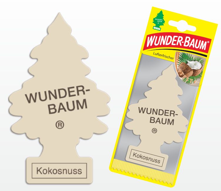 Wunderbaum Auto-Lufterfrischer Kokos