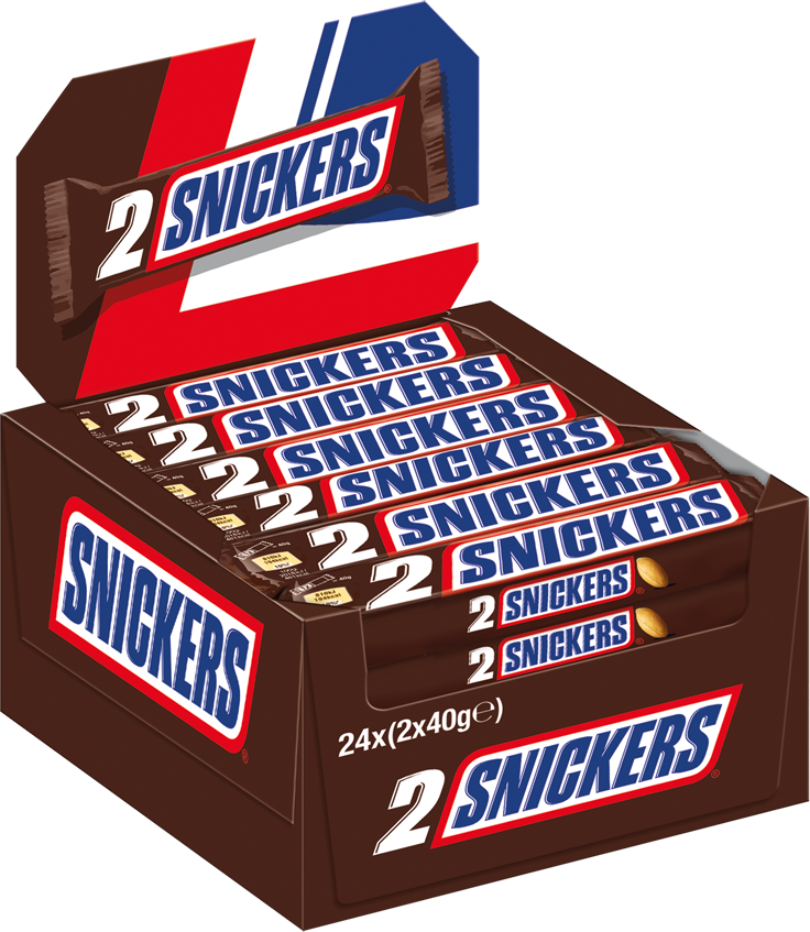 Preispirat24 Tankstellenbedarf Großhandel - Snickers 2-Pack 80g 24er T ...