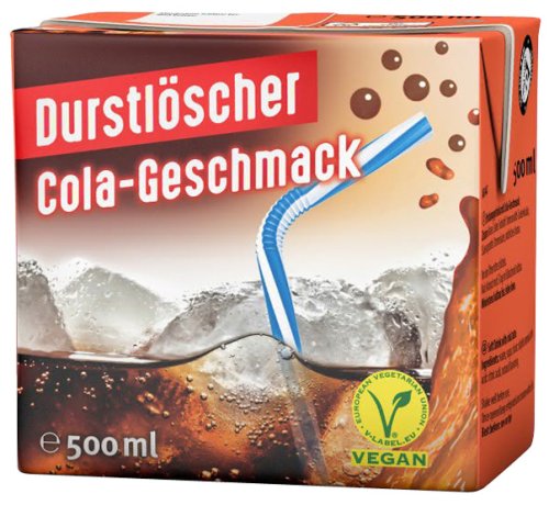 Preispirat24 Tankstellenbedarf Großhandel - Durstlöscher Cola Geschmack  500ml 12st.Tetra Pack(Pfandfrei)