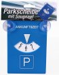 Parkscheibe mit Saugnäpfen "DNP Preis"