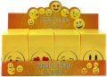 Zigaretten Dose/Box 20er Kunststoff ""Emotion Smile"" 4-fach sort. Im 12er Dsp.